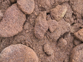 Full frame shot of rocks on land