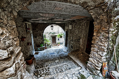 Entrance of old building