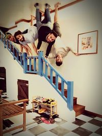 People at home