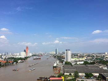 View of cityscape against sky