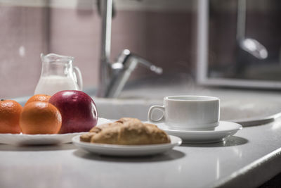 Close-up of drink on table