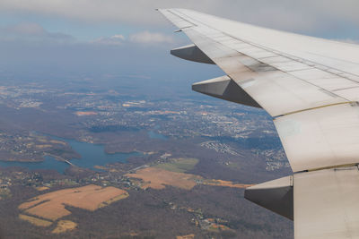 Aerial view of landscape against sky
