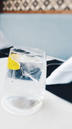 Close-up of drink in glass