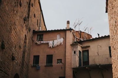 Low angle view of building against sky