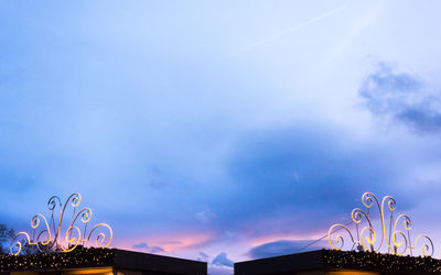 Low angle view of cloudy sky