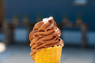 Close-up of ice cream