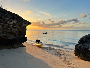 Scenic hidden beaches in bermuda