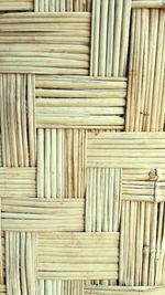 Detail shot of wicker basket