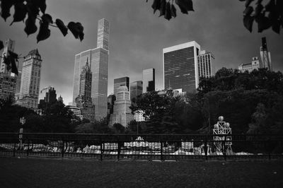 Panoramic shot of buildings against sky