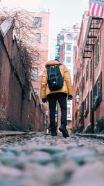 Man standing on street