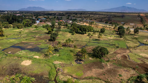 Aerial view of morogoro town