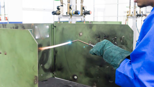 Man working in factory