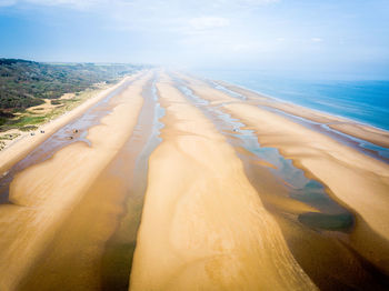 Panoramic view of beach against sky