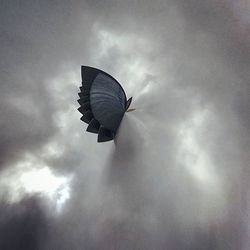 Low angle view of cloudy sky