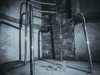 Staircase of abandoned building