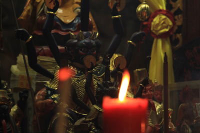 Group of people in temple