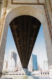 View of bridge in city