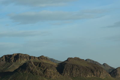 Panoramic view of landscape against sky