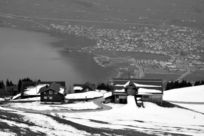 Snow covered landscape