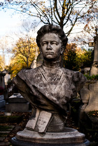 Statue in cemetery