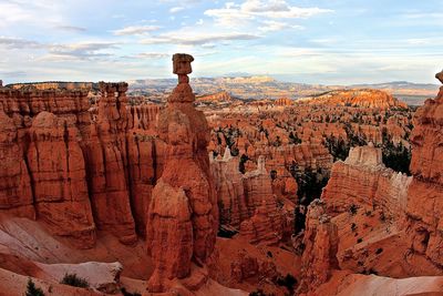 Idyllic view of bryce canyon national park against sky