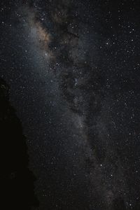 Low angle view of stars in sky - astrophotography and the milky way in brazil