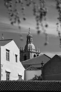 Low angle view of building against sky