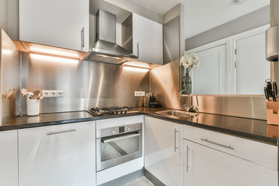 Interior of kitchen at home