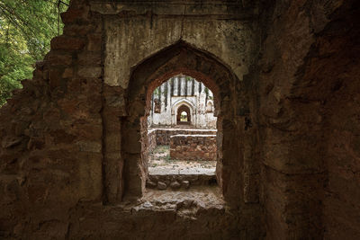 View of old building