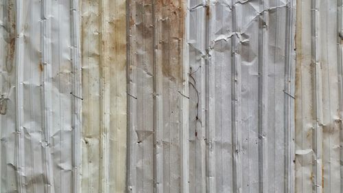 Full frame shot of wooden wall
