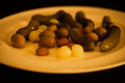 Close-up of dessert in plate