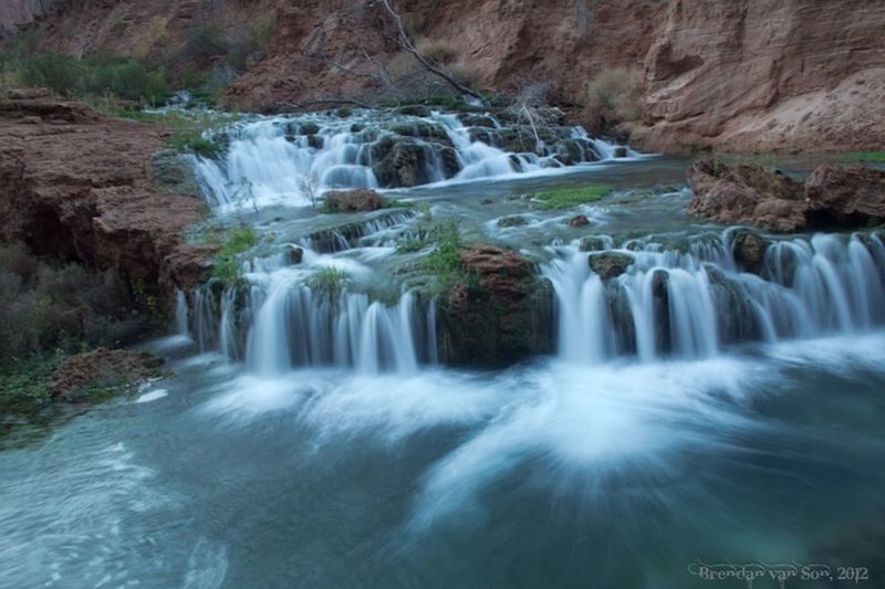 water, waterfall, motion, flowing water, long exposure, flowing, rock - object, beauty in nature, scenics, rock formation, nature, power in nature, blurred motion, splashing, surf, rock, river, idyllic, forest, waterfront