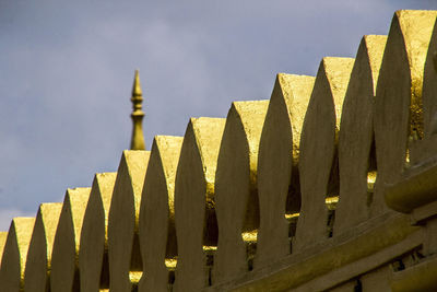 Low angle view of building against sky