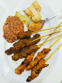 Close-up of food in plate