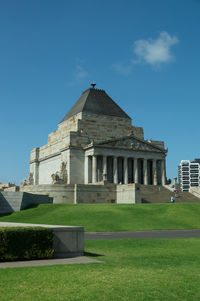 Facade of historical building