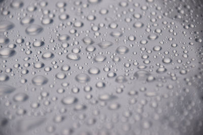 Full frame shot of wet glass