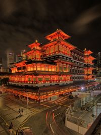 Beautiful chinatown lightup during chinese new year.