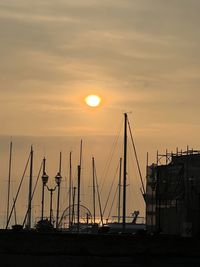 Scenic view of sunset