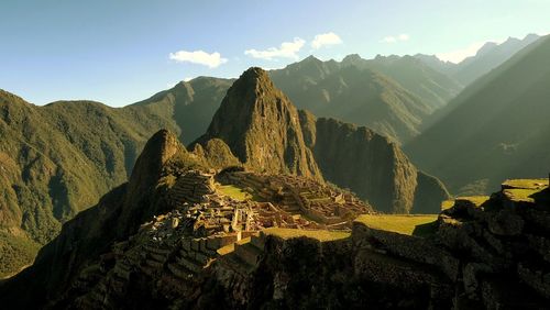 Scenic view of mountains