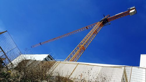 Low angle view of blue sky