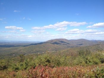 Scenic view of landscape against sky