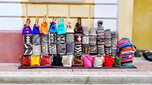 Close-up of multi colored objects