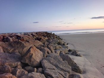 Scenic view of calm sea against sky