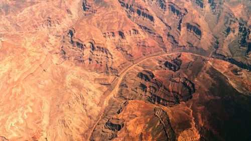 Scenic view of rock formations