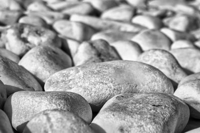 Detail shot of pebbles