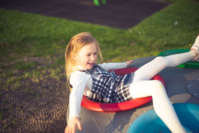 Portrait of smiling girl