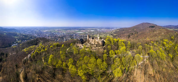 Panoramic view of landscape against sky