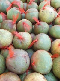 Full frame shot of fruits in market