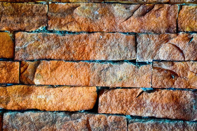 Full frame shot of brick wall