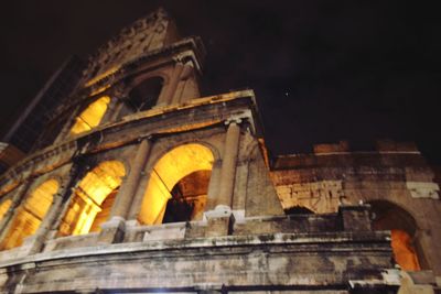 Low angle view of a temple